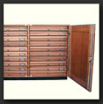 20 drawer entomological cabinet made of mahogany (Barcelona)